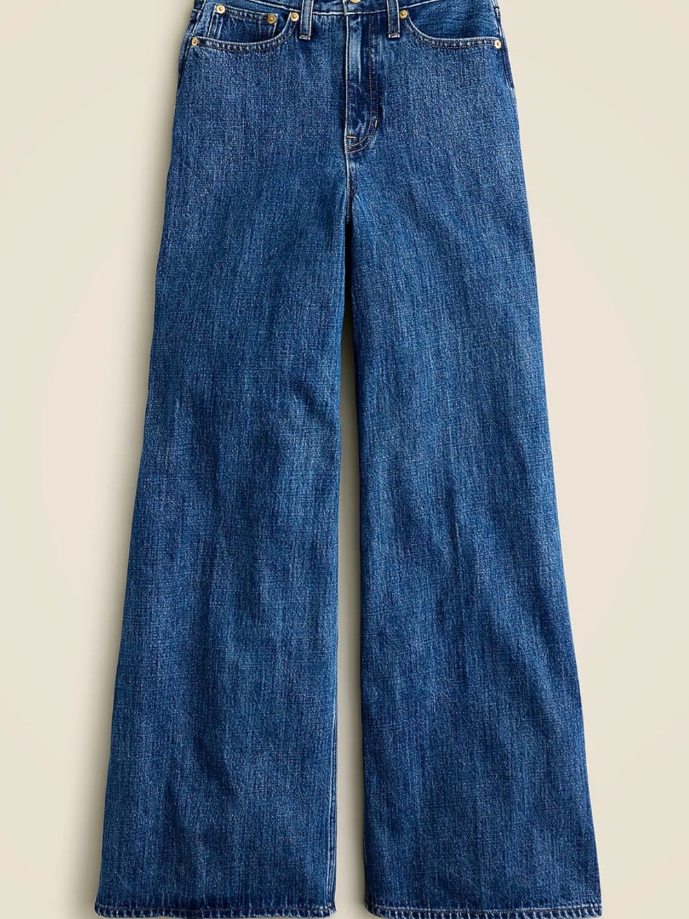 High rise super wide leg jean Jcrew